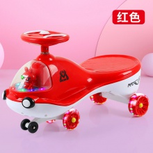 新款儿童摇摆车四轮防侧滑带音乐灯光溜溜车儿童扭扭车
