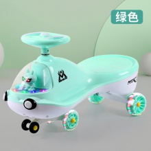 新款儿童摇摆车四轮防侧滑带音乐灯光溜溜车儿童扭扭车