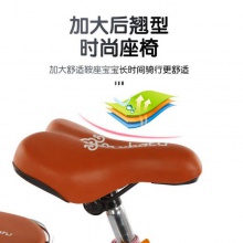 儿童自行车女童公主车3-5-7-10岁女孩脚踏车14/16/18寸免安装童车