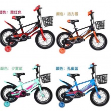 新款儿童自行车 3-10岁男孩运动衣架款单车12-14-16寸宝贝脚踏车