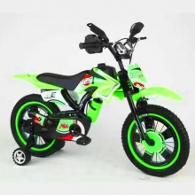 摩托儿童自行车12寸16寸宝宝脚踏车男孩女孩单车3/5/9/10岁童车