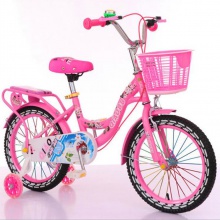 新款儿童自行车女孩16寸14寸12寸童车大童小学生脚踏公主单车