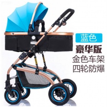 高景观宝宝儿童手推车可坐可躺轻便折叠避震婴儿车婴儿车