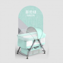 欧式折叠婴儿床拼接大床bb便携式婴儿床新生儿床边床摇篮床