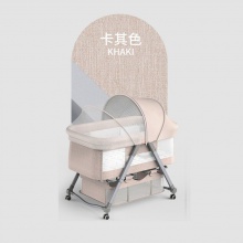 欧式折叠婴儿床拼接大床bb便携式婴儿床新生儿床边床摇篮床