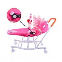 哄娃神器婴儿摇摇椅新生儿安抚椅可坐躺摇篮椅床哄婴幼儿睡觉推车