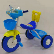 带靠背儿童三轮车 双人儿童脚踏三轮车 小孩玩具童车