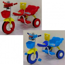 带靠背儿童三轮车 双人儿童脚踏三轮车 小孩玩具童车