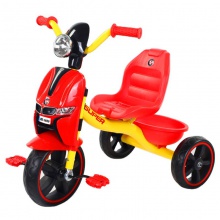 三轮车2-6岁宝宝可骑防侧翻童车自行车灯光音乐储物箱儿童脚踏车