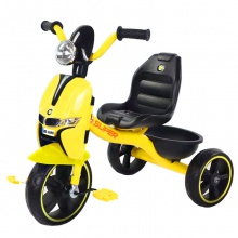 三轮车2-6岁宝宝可骑防侧翻童车自行车灯光音乐储物箱儿童脚踏车