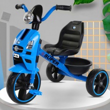 三轮车2-6岁宝宝可骑防侧翻童车自行车灯光音乐储物箱儿童脚踏车