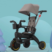 四合一儿童三轮车 折叠1-6岁宝宝三轮脚踏车小孩手推车自行童车