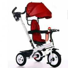 新款婴幼儿手推三轮车脚踏车小孩滑行车四合一三轮车