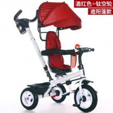 新款婴幼儿手推三轮车脚踏车小孩滑行车四合一三轮车