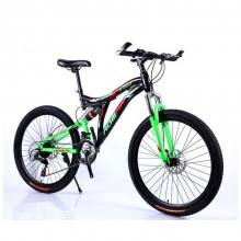 减震新款山地车26寸21速双减震自行车Bicycle支持OEM