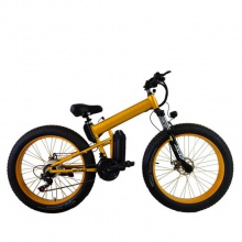 26寸山地雪地自行车电动锂电折叠铝合金胖胎代驾宽胎助力车