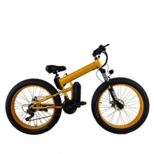 26寸山地雪地自行车电动锂电折叠铝合金胖胎代驾宽胎助力车