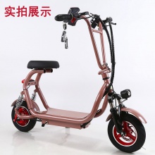 可折叠新款电动自行车双减震锂电池成人男女款滑板代步代驾车