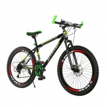 山地赛车自行车 禧马诺变速双碟刹减震21速26/24寸公路赛车自行车