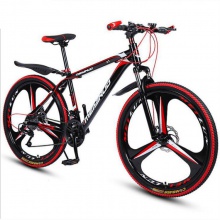 山地车减震自行车26寸碟刹21速学生车成人单车山地车