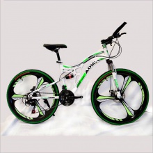 减震山地自行车26寸21速双碟刹学生骑行bicycle