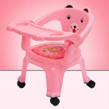 儿童餐椅带餐盘宝宝吃饭桌婴儿椅子餐桌靠背叫叫椅学坐塑料小凳子