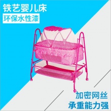 婴儿床 带储物层游戏床时尚创意婴儿摇篮 多功能欧式儿童床