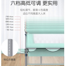 便携式可移动婴儿床可折叠高低调节拼接大床边床婴儿升降床bb床