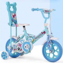 儿童自行车3-5岁宝宝脚踏单车4-6岁小公主大靠背免充气童车女孩