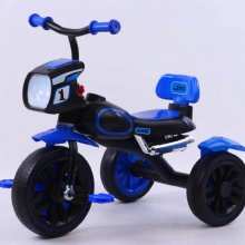 新款儿童三轮车 1-3岁婴儿车男女宝宝脚蹬车摩头车形三轮
