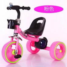 新款儿童音乐三轮车脚踏免充气推车可坐小孩可骑自行宝宝童车