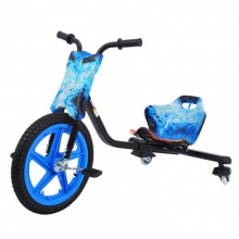 儿童三轮脚踏车360度漂移自行车卡丁车可伸缩