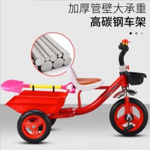 带斗童车沙滩小孩三轮车怀旧玩具车脚踏车自行车宝宝儿童