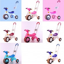 带音乐脚踏车1-3-6岁宝宝手推车轻便脚蹬车小孩自行车儿童三轮车