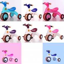 带音乐脚踏车1-3-6岁宝宝手推车轻便脚蹬车小孩自行车儿童三轮车