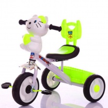 儿童闪光脚踏车 卡通车头三轮车儿童玩具车