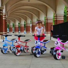 儿童三轮车带音乐灯光宝脚踏三轮车玩具车儿童自行车