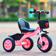 新款儿童三轮车1-3岁脚踏自行车小孩三轮车 童车厂