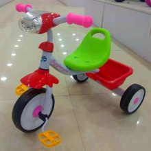 新款儿童三轮车1-3岁脚踏自行车小孩三轮车 童车厂