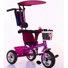 新款儿童三轮车1-3岁脚踏自行车小孩三轮车 童车厂