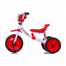 儿童三轮车脚踏车带减震音乐闪灯小孩脚踏三轮童车自行车