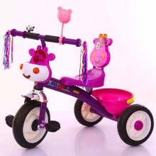 新款儿童三轮车脚踏车儿童脚踏三轮自行车带音乐灯光小孩玩具车