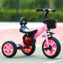 儿童三轮车带音乐1-3-6岁宝宝脚踏车三轮车童车小孩三轮车厂