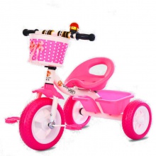 新款儿童三轮车 手推脚踏儿童三轮车礼品赠品三轮车自行车
