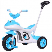 儿童三轮车小孩脚踏车1-3岁手推车宝宝脚踏车外贸可推行