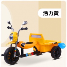 儿童三轮车脚踏车带斗可带人双人带后斗双胞胎童车带车厢小孩宝宝