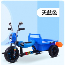 儿童三轮车脚踏车带斗可带人双人带后斗双胞胎童车带车厢小孩宝宝