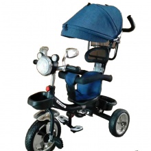 儿童四合一三轮车脚踏车大号宝宝轻便手推车小孩自行车玩具