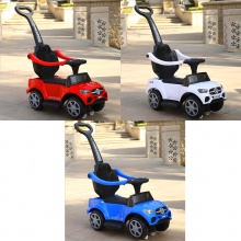 儿童滑行车溜溜车带推手音乐灯光宝宝四轮扭扭车