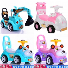 新款爆笑虫子滑行车四轮扭扭车有音乐多色多款可选溜溜车适合1-3